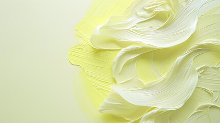  A light yellow background that is liberally painted with light yellow and white.