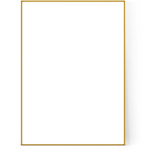 Empty Various Style Of Golden Photo Wall Frame Isolated On Plain Background ,suitable For Your Asset Elements.
