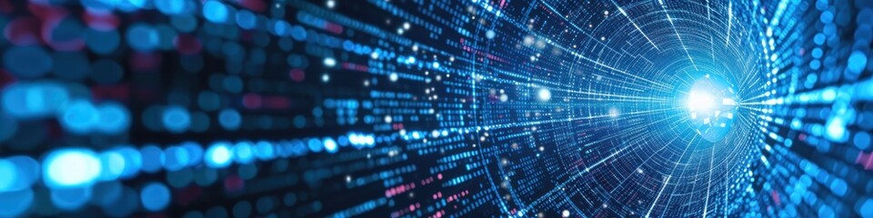 Elements of quantum cryptography symbolize secure communication in networks