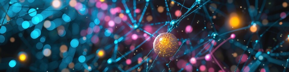 Visuals inspired by machine learning illustrate the evolution of networked intelligence