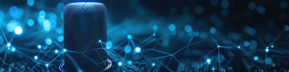 Voice-activated devices symbolize seamless connectivity within smart networks