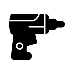 Sticker - Drilling Machine Vector Icon