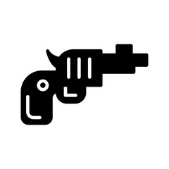 Poster - Revolver Vector Icon