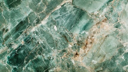 Poster - Green marble texture background, natural breccia marbel tiles for ceramic wall and floor, Emperador premium italian glossy granite slab stone ceramic tile