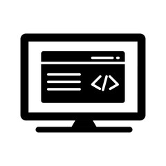 clean code vector icon