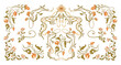 © Аня Марюхно - Art Nouveau floral frames, corners, and borders. Vector.