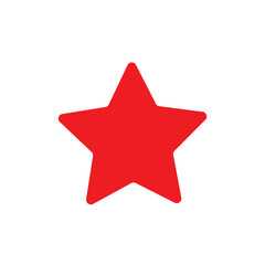Wall Mural -  star Bookmark icon logo vector symbol illustration