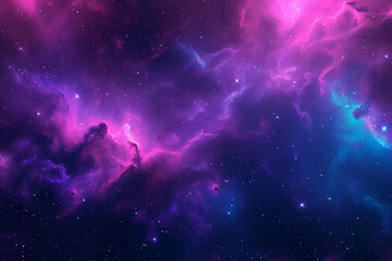 Wall Mural - nebula in the vast space background.