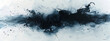 © SilverDP - a painting of a black spatter on white background in