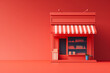 © toonsteb - store in the concept of online shopping in 3D illustration style on a colorful background