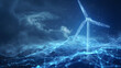 concept idea eco power energy wind turbine