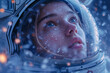 © ADDICTIVE STOCK - Astronaut Gazing into Space with Wonder and Curiosity Generative AI image