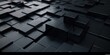 Abstract Black Background With Squares and Rectangles