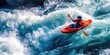 © piai - White water rapid river kayaking