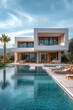 © piai - Modern luxury mediterranean home with swimming pool
