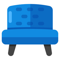 Wall Mural - Premium download icon of armless chair