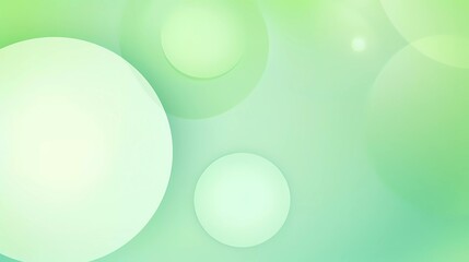 Sticker - gradient light green background with circle theme. generative ai