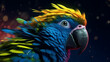 Parrot Wallpaper, Colorfull Parrot Desktop Design, ai generative