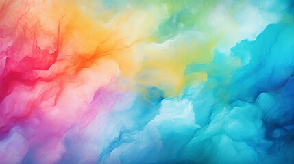 vibrant and colorful watercolor paint background texture with bright and vivid hues