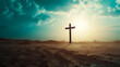 Christian Cross, Hope, Desert