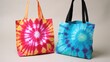 © umar@22 - Craft a unique tie-dye canvas tote bag using vibrant fabric dyes.