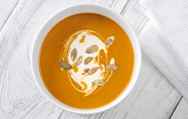 Wall Mural - Butternut squash soup