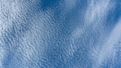 Wall Mural - the beauty of cirrocumulus clouds in the afternoon with the blue sky and clouds.
