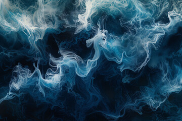 smoke on black background