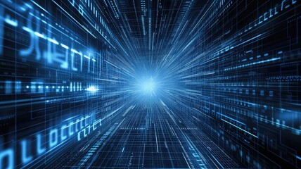 High-speed data flow through a digital tunnel