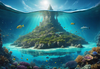 a fantastical island.escape