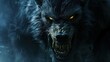 Terrifying Werewolf Morphing and Howling - Halloween Monster Werewolf