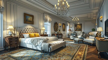 Wall Mural - luxury hotel room