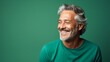 © FATHOM - Happy smiling middle aged adult man on a solid background