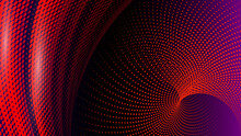 Vortex Spiral Halftone Wallpaper With Blended Color Effects