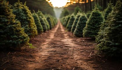 Canvas Print - Agriculture, farm, growth, green color, freshness, grass, sunlight generated by AI