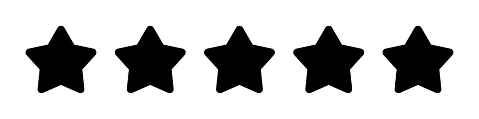 Wall Mural - five star rating