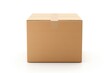 © Wayu - Close-up cardboard box on white background