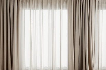 Poster - window curtain in the living room