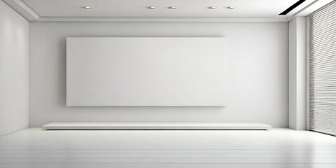 Poster - empty white room