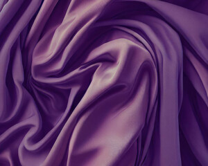 Wall Mural - Purple crumpled fabric texture background