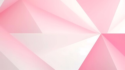 Sticker - Abstract white and pink background, Geometric pattern. generative ai