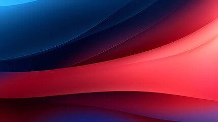 Canvas Print - Abstract background. Blue and red gradient with grain effect. generative ai