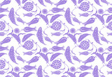 Fototapeta Młodzieżowe - Fantastic flowers in turkish style. Pastel colors. Seamless pattern. Vector illustration