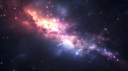 Wall Mural - galaxy space wallpapers beautiful world, in the style of multiple filter effect, light red and dark 