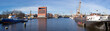 Panorama Harburg Binnenhafen sonnig