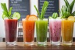 Fruit cocktails with fruits