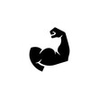 © santo - Simple Arm Power Bicep Logo Vector