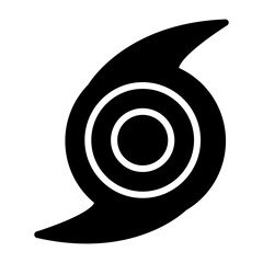 Sticker - Hurricane Vector Icon