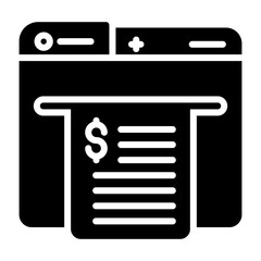 Sticker - Receipt Vector Icon