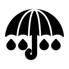 Poster - Umbrella Vector Icon